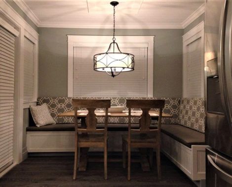 Custom Kitchen Nook Cushions Upholstered by United Upholstery