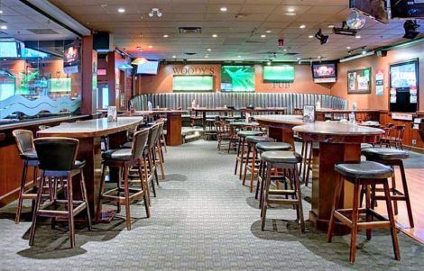Bar and Restaurant Booth, Banquette, Dining Chairs, and Stools Reupholstered by United Upholstery